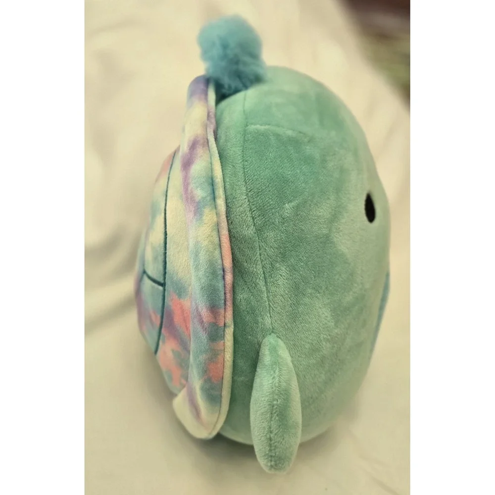 Squishmallows: CASCADE THE SEA TURTLE Tie Dye Shell Blue Belly Toy Plush‎